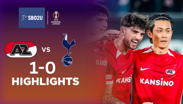 คลิปไฮไลท์ อาแซด อัลค์มาร์ - สเปอร์ส 06/03/25 3 ไฮไลท์ฟุตบอล อาแซด อัลค์มาร์ พบ สเปอร์ส ยูโรปา ลีก 2024 25