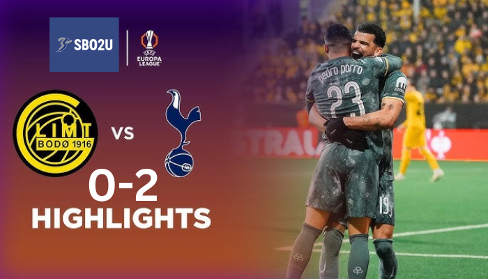 คลิปไฮไลท์ โบโด กลิมท์ - สเปอร์ส 08/05/25 5 ไฮไลท์ฟุตบอล โบโด กลิมท์ พบ สเปอร์ส ยูโรปา ลีก 2024 25